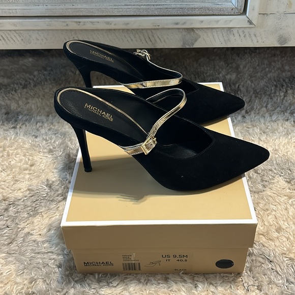 Michael Kors Tiegan Mule Suede - Picture 2 of 3